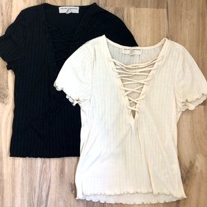 PAIR of URBAN OUTFITTERS TEES